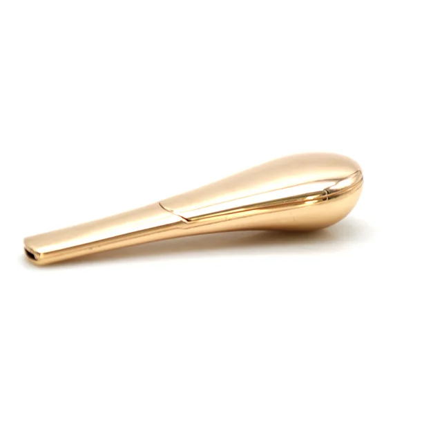 Detachable Ferromagnetic Stainless Steel Metal Spoon Pipe, Gift Box Solid Color Soup Spoon Pipe Rose Gold - Shop at LoveMi
