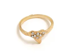 Multi Piece Ring Ring With Diamonds Exaggerated Emerald Snake Shaped Joint Ring 7 Piece Set 1 Style - Shop at LoveMi