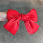 French Pearl Satin Bow Hairpin - H