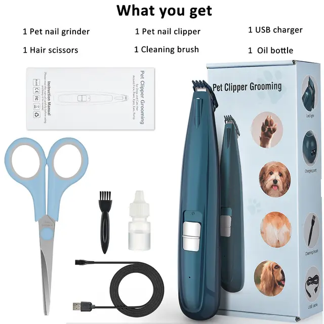 Dog Cleaning Pet Cats And Dogs Electric Hair Clippers And Hair Clippers Rechargeable Dog cleaning pet cats and dogs electric hair clippers and hair... Green - Shop at LoveMi