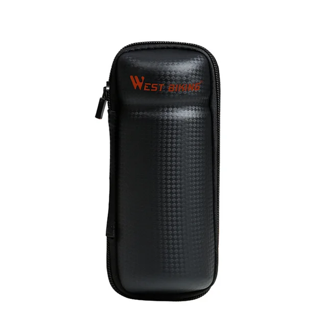Bicycle Tool Tank Hard Shell Water Bottle Bag Repair And Maintenance Tool Carbon Pattern Car Repair Portable Storage Box Riding Equipment Black - Shop at LoveMi