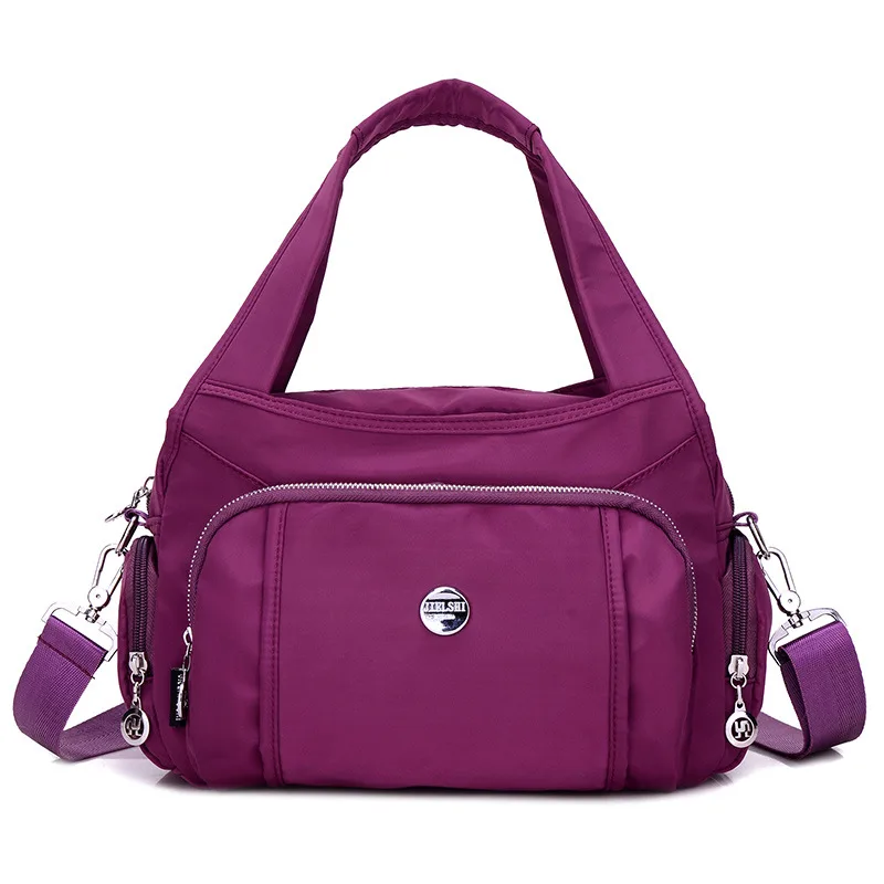 Korean Version Of Oxford Waterproof Shoulder Bag Purple - Shop at LoveMi