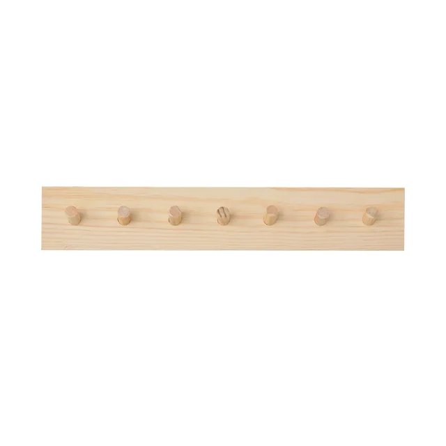 Modern Wall Mounted Coat Hat Rack Hooks Wooden Yellow - Shop at LoveMi