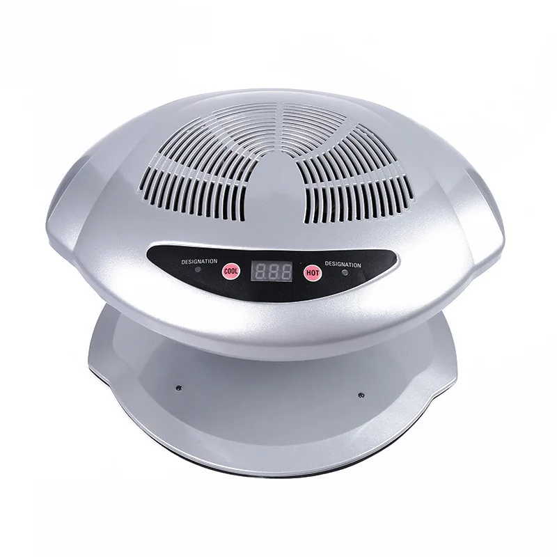 High-Power Nail Dryer, Hands And Feet, Hot And Cold Air Nail Dryer, Nail Polish Dryer - Grey