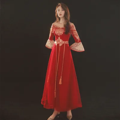 Thin One shoulder Plus Size Dress Red - Shop at LoveMi