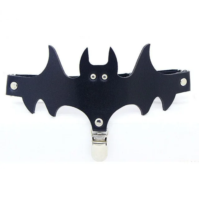 Newest Womens Sexy Elasticity Harness Heart Leg Chain Garter Belts Cosplay Spike Elastic Thigh Ring Garter Bat - Shop at LoveMi