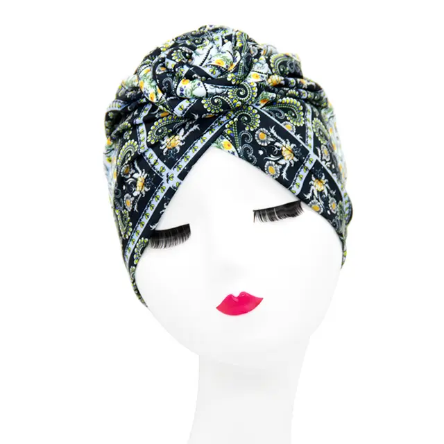 European And American Popular Retro Turban Hats African Handmade Spiral Flower Hats Bohemian Fashion Hats G - Shop at LoveMi