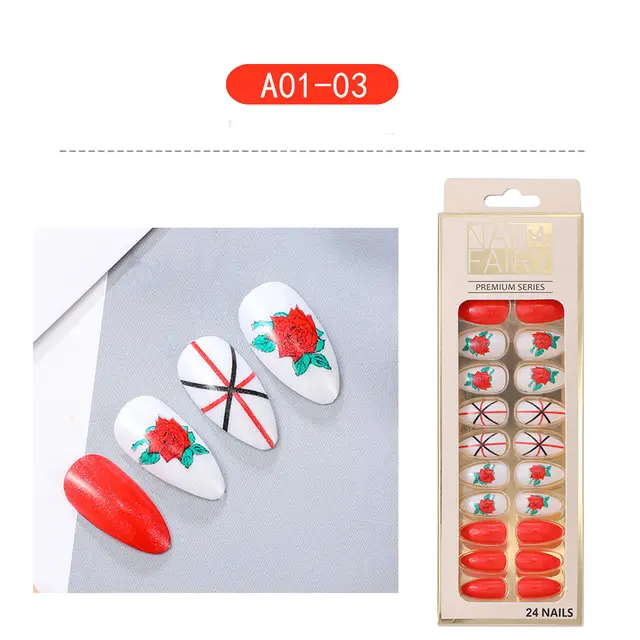 Fashionable Detachable Water Drop Nail Patch - Shop at LoveMi