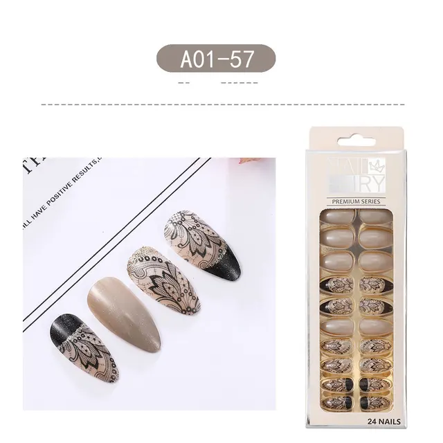 Fashionable Detachable Water Drop Nail Patch - Shop at LoveMi