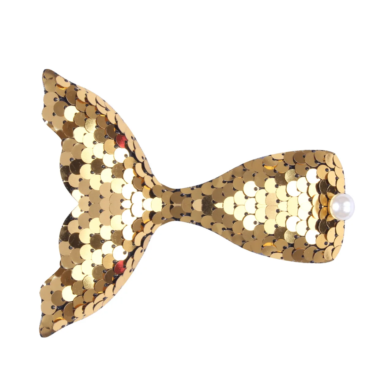 Cute Children Cartoon Flip Sequin Duckbill Clip - Yellow