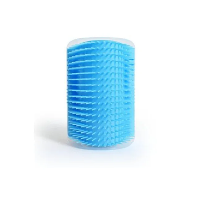 The Cat Rubs The Face With The Corner Of The Wall And Tickles The Pet Massage Hair Comb Needle Comb With Catnip Sky Blue - Shop at LoveMi