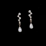 White Gold Pair With Silver Ea