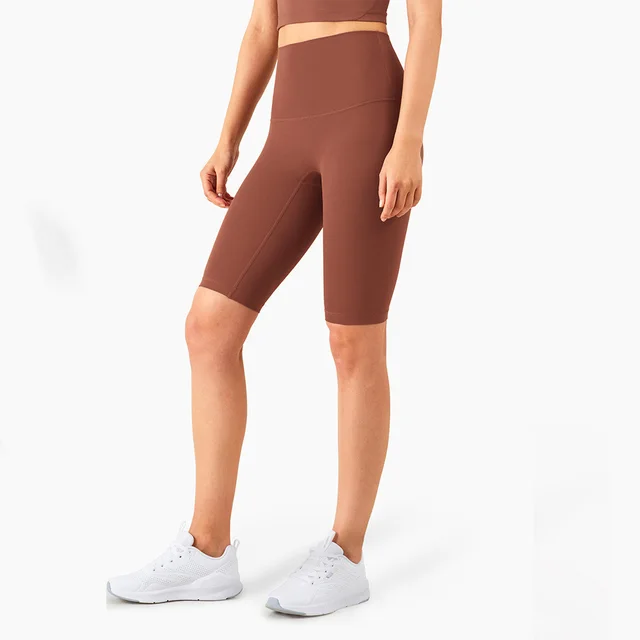 New Cross Border High Waist Peach Hip Nude Yoga Pants Bronze - Shop at LoveMi