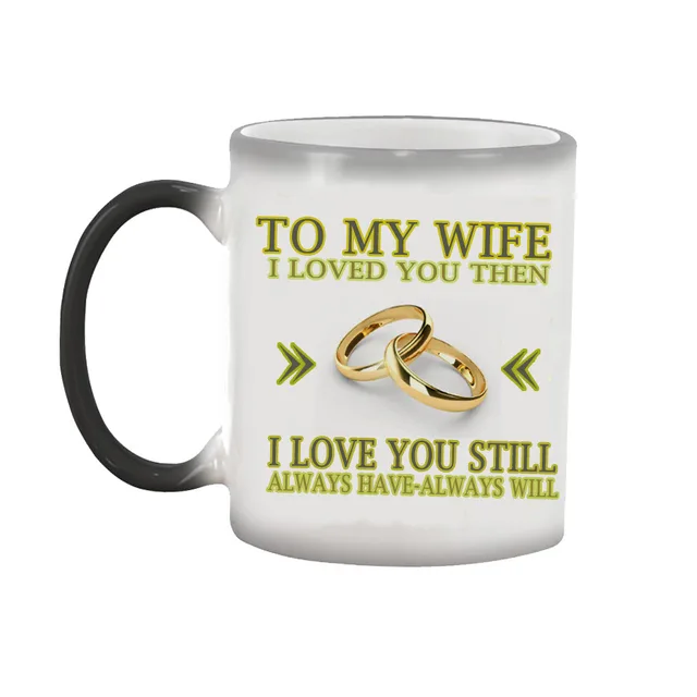Wedding Anniversary Gift Mug Color Changing Mug - Shop at LoveMi