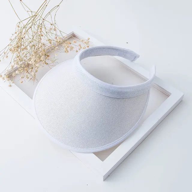 Empty Sun Hat, Sun Hat, Female Sun Protection Hat, Female Summer Cover Face, Travel Wild Beach, Big Brim Straw Hat, Female Seaside White - Shop at LoveMi