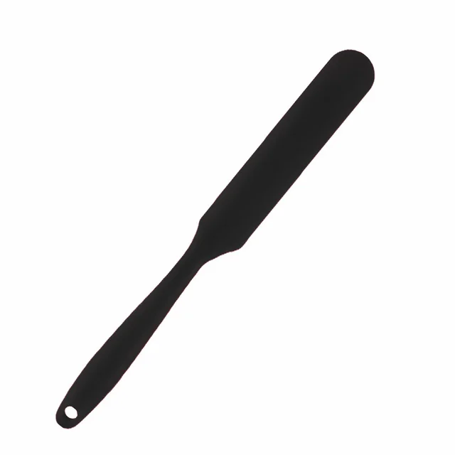 Baking Utensils, High Temperature Baking Silicone Tools, One Piece Knife Shaped Cake Cream Jam Spatula Black - Shop at LoveMi