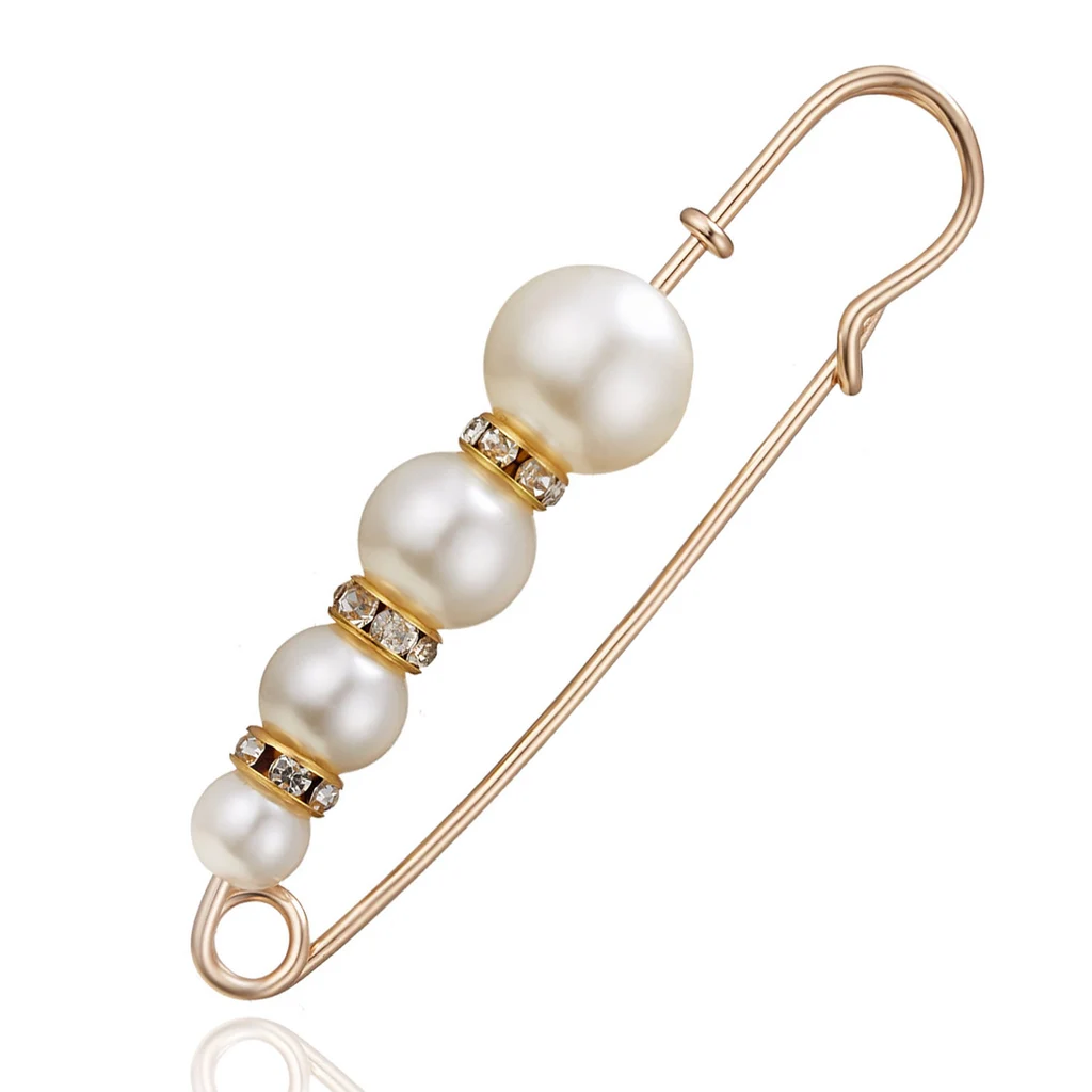 Creative New Pearl Horizontal Big Brooch - 5 Style