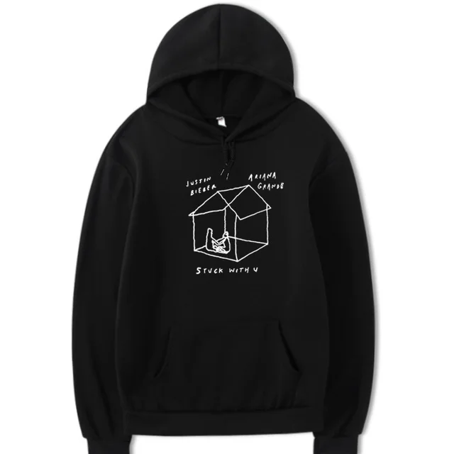 Hoodie Plus Fleece Loose Coat Men's Hip hop Top Black - Shop at LoveMi