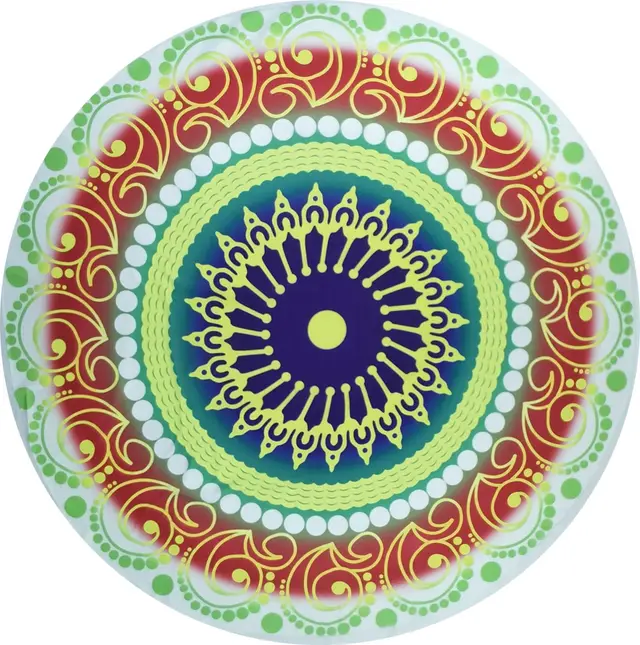 European And American Syle Round Printed Beach Towel Sunscreen Shawl Smmer Square Scarf Scarf Z - Shop at LoveMi