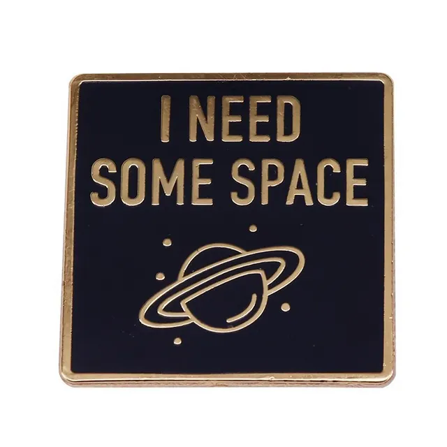 New Style Cosmic Brooch Pun Badge Golden - Shop at LoveMi