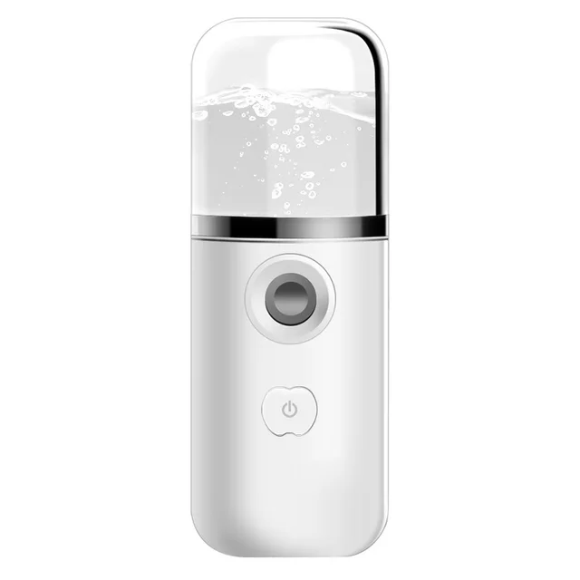 Household Handheld Face Care Beauty Spray Device Usb Nano Steaming Face Device Charging Humidifier White - Shop at LoveMi