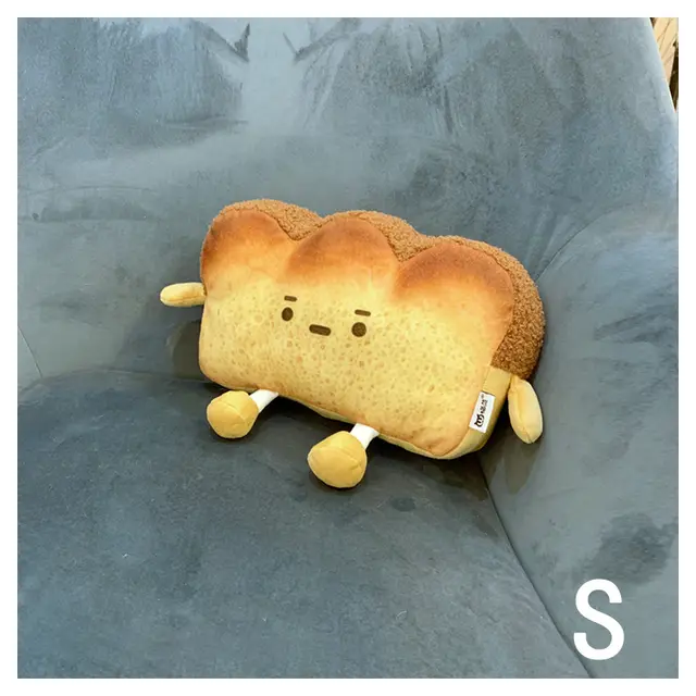 Cute Emotional Bread Pillow, Cartoon Toast Sofa Cushion, Emoticon Doll Toast - Shop at LoveMi