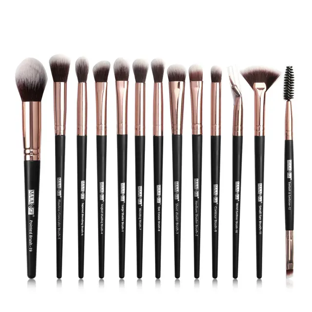 Sale Maange New Product 13 Eye Makeup Brush Set Eyeshadow Brush Beauty Tools Black - Shop at LoveMi