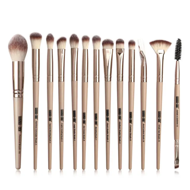 Sale Maange New Product 13 Eye Makeup Brush Set Eyeshadow Brush Beauty Tools Gold - Shop at LoveMi