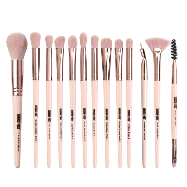 Sale Maange New Product 13 Eye Makeup Brush Set Eyeshadow Brush Beauty Tools Pink - Shop at LoveMi