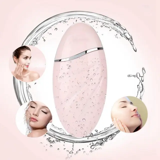 Portable Nano Mist Sprayer Mini Handy Steamer Hydrating Mois Pink - Shop at LoveMi