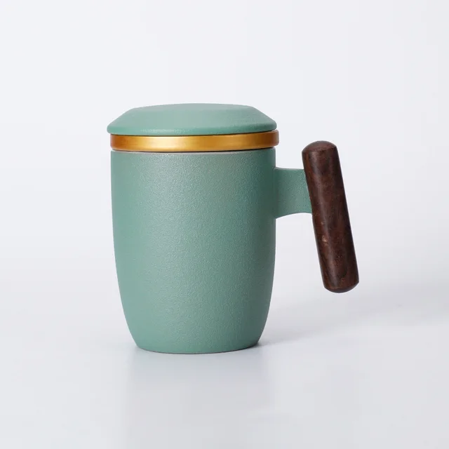 Ceramic Mug With Filter Tea Cup Gift Box L - Shop at LoveMi