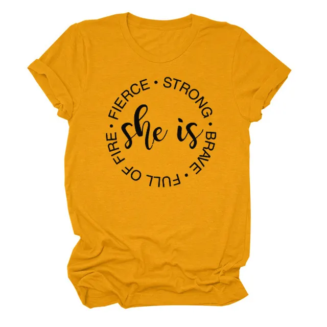 Hot Models Mother'S Day Women'S Clothing In Europe And America Yellow - Shop at LoveMi