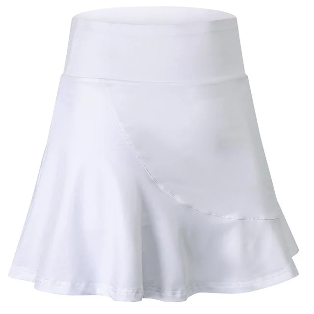 Running Fitness Culottes Tennis Half Length Skirt Short Skirt White - Shop at LoveMi
