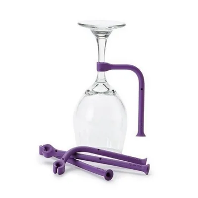 Direct Supply Wine Glass Inverted Rack Wine Glass Holder Purple - Shop at LoveMi