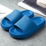 Home, Household Bathroom Bottom, Comfortable Slippers, Soft Bottom, Super Soft Bottom Mopping - Blue