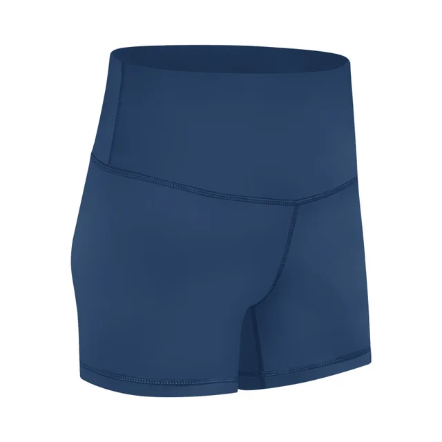 Sexy Slim High waisted Butt lifting Stretch Yoga Running Hot Pants Dark Blue - Shop at LoveMi