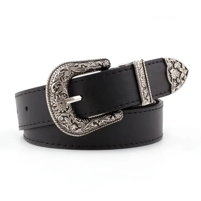 Retro Casual Belt All Match Trend Belt Women Black - Shop at LoveMi
