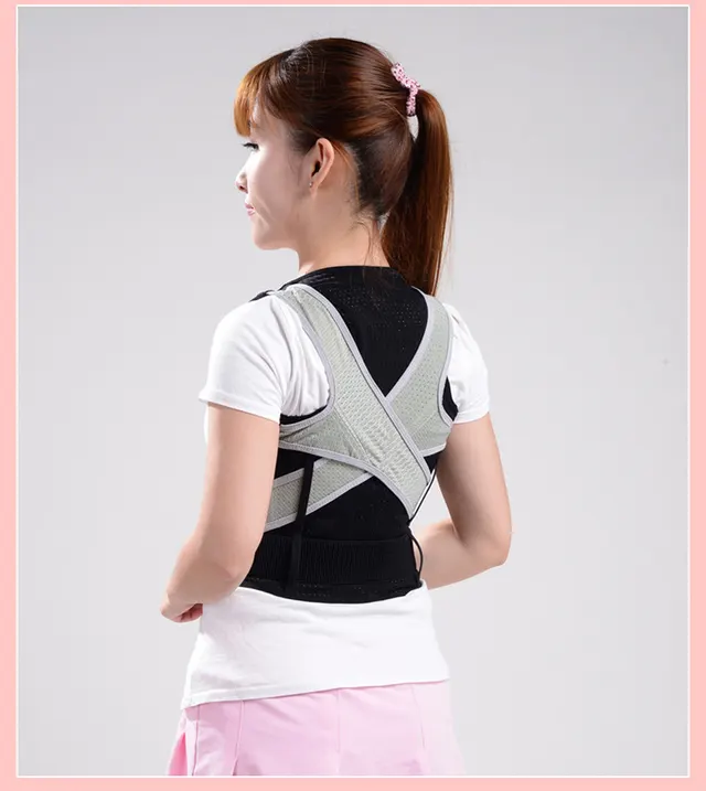 Anti Kyphosis Correction Spine Posture Correction Belt Grey - Shop at LoveMi