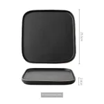 10 Inch Square Plate Gold