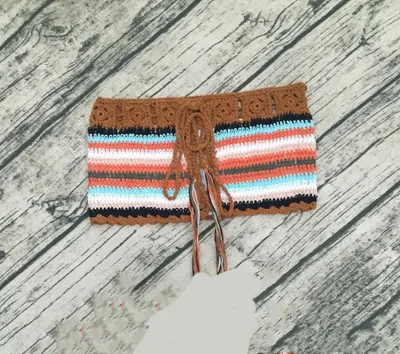 Vacation Leisure Beach Swimsuit Hand Hook Split Bikini Female Coffee - Shop at LoveMi