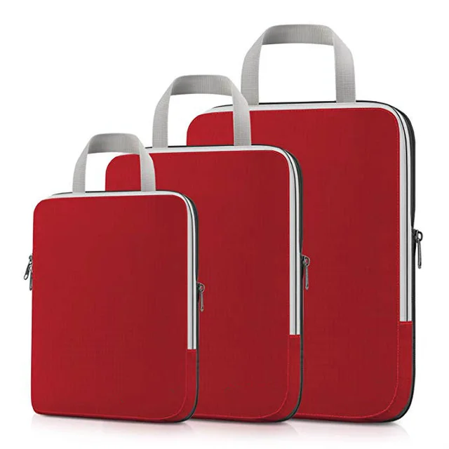 Ultra Light Portable Travel Storage Bag 3 Piece Set Portable Washing Bag Travel Set Red - Shop at LoveMi