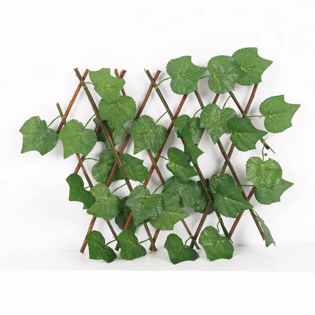 Simulation Fence Simulation Plant Plant Fence Courtyard Wooden Telescopic Guardrail 2 Style - Shop at LoveMi
