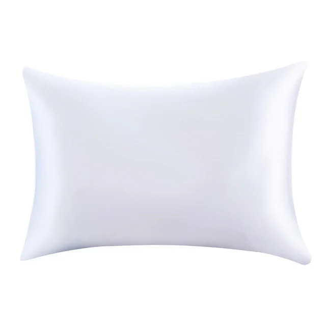 Pure Emulation Silk Satin Pillowcase Comfortable Pillowcase White - Shop at LoveMi