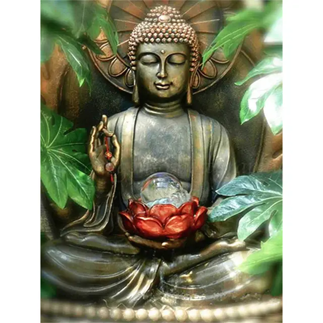 New Buddhist Diamond Painting Temple Wall Painting A10A - Shop at LoveMi