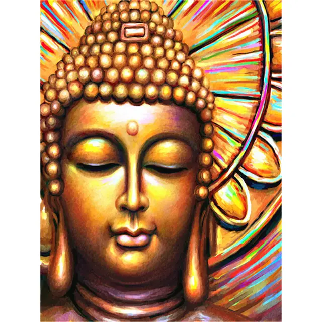 New Buddhist Diamond Painting Temple Wall Painting A2A - Shop at LoveMi