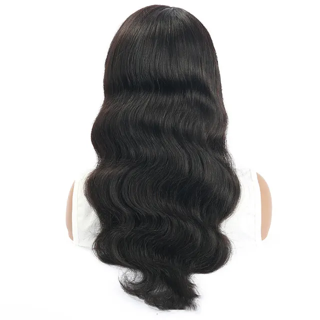 Popular In Europe And America Human Hair Body Wave lace Wig Black - Shop at LoveMi