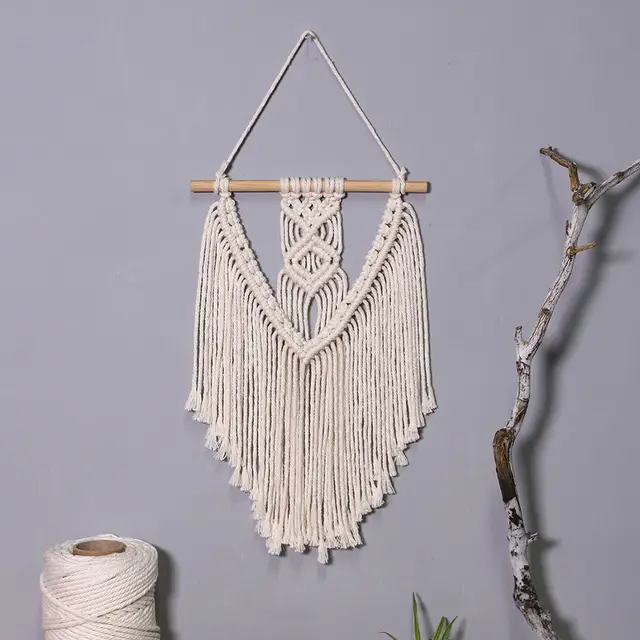 Creative Nordic Style Home Decoration Wall Hanging Beige - Shop at LoveMi