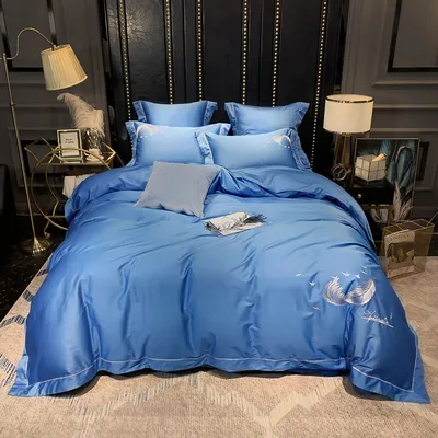 Silky Egyptian Cotton Bedding Set Luxury Feather 1Style - Shop at LoveMi
