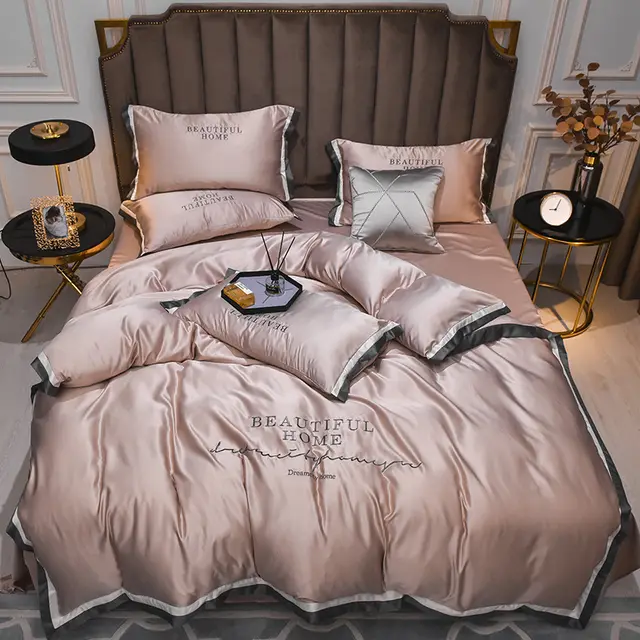 Bedding Solid Color Gift Quilt Cover 2Style - Shop at LoveMi