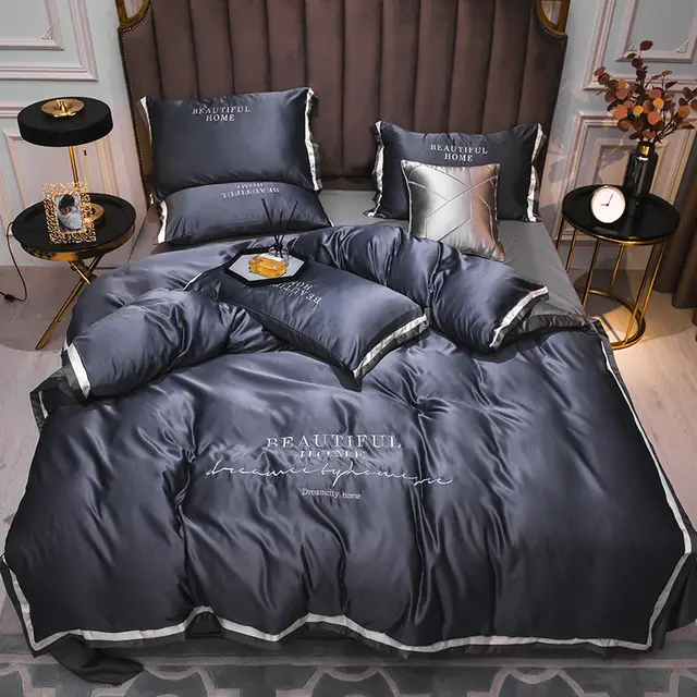 Bedding Solid Color Gift Quilt Cover 3Style - Shop at LoveMi